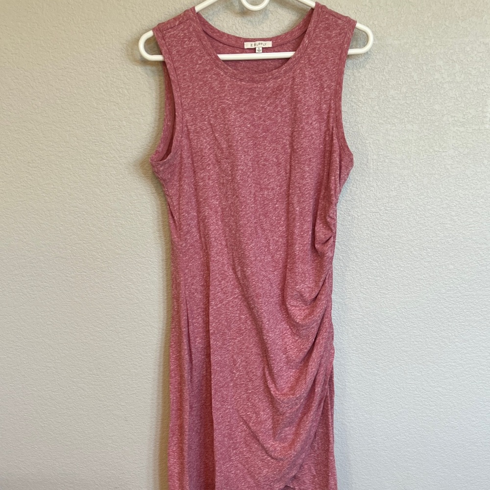 Z Supply Sleeveless Pink Midi Dress